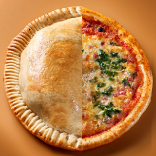 Halbmondpizza